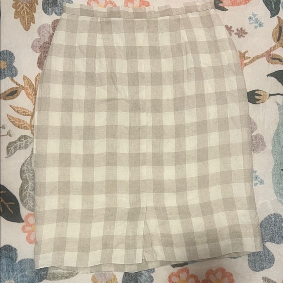 Vintage Jones New York Checkered Pencil Skirt - Picture 4 of 5